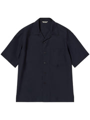 A25SS02WT TOP DARK NAVY AURALEE