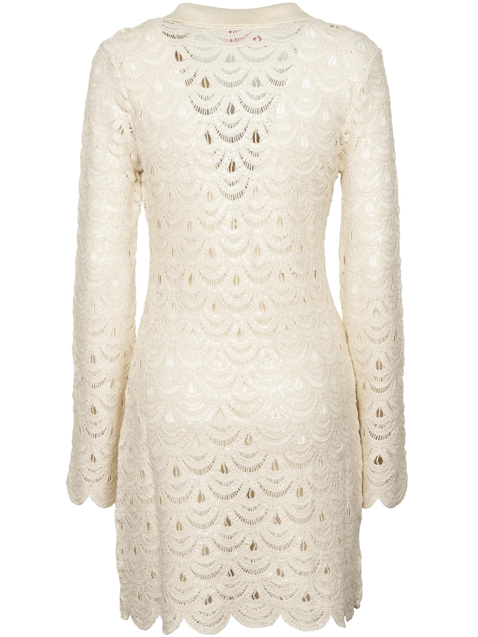 ILARY LONG SELEEVE DRESS CROCHET SHELL PAILLETTES 10 HopenClo ILARY LONG SELEEVE DRESS CROCHET SHELL PAILLETTES 10 HopenClo