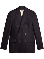 JOURNEY M'S DOUBLE BREASTED BLAZER PINSTRIPE VW GMP00835 P00209850629 GOLDEN GOOSE