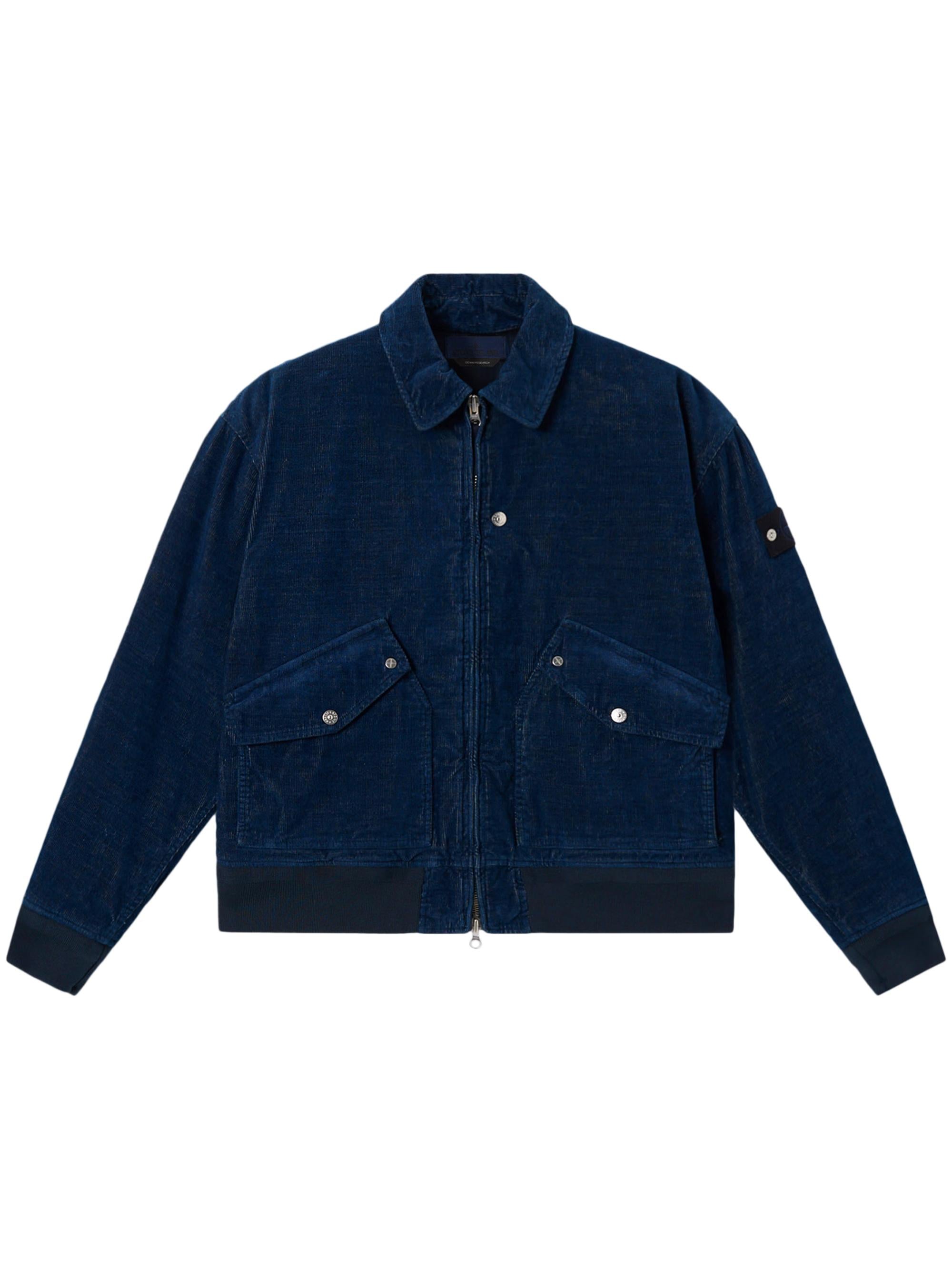 STONE ISLAND Corduroy Bomber Jacket – HopenClo