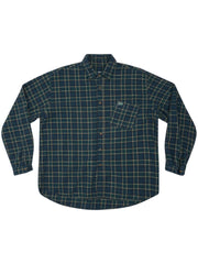 UNISEX GREEN PLAID OVERSHIRT ERL11B004 GREEN ERL
