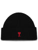 RED ADC BEANIE BFUHA116 018009 AMI PARIS 