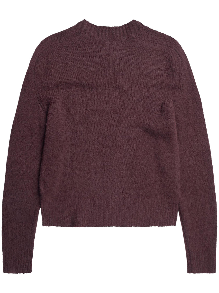 rasmus MOCK NECK  RELAXED BRUSHED SWEATER N450643 9025 NORSE PROJECTS 