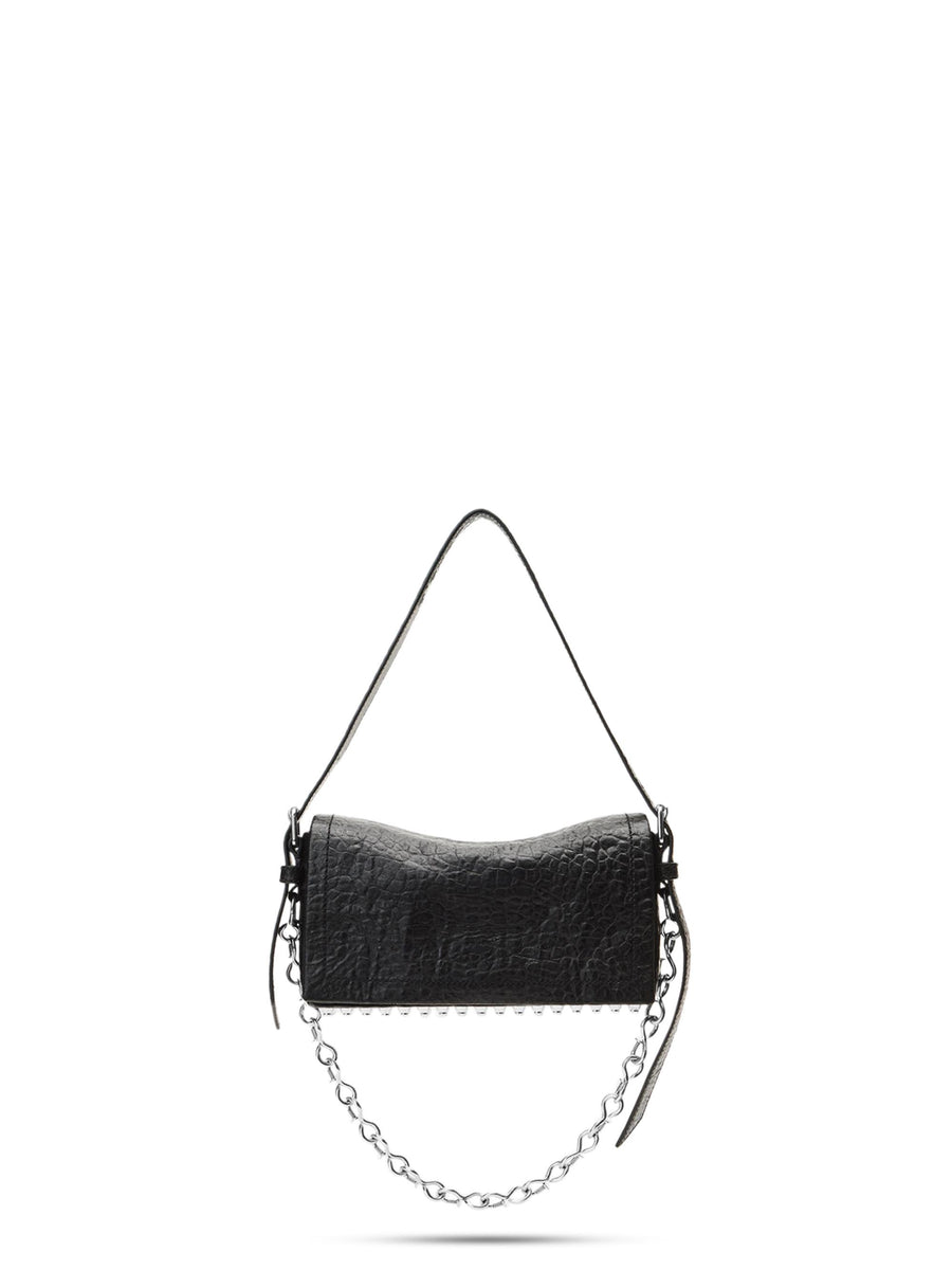 RICCO CRUSHED SLIM FLAP BAG 20425R33L 001 ALEXANDER WANG 