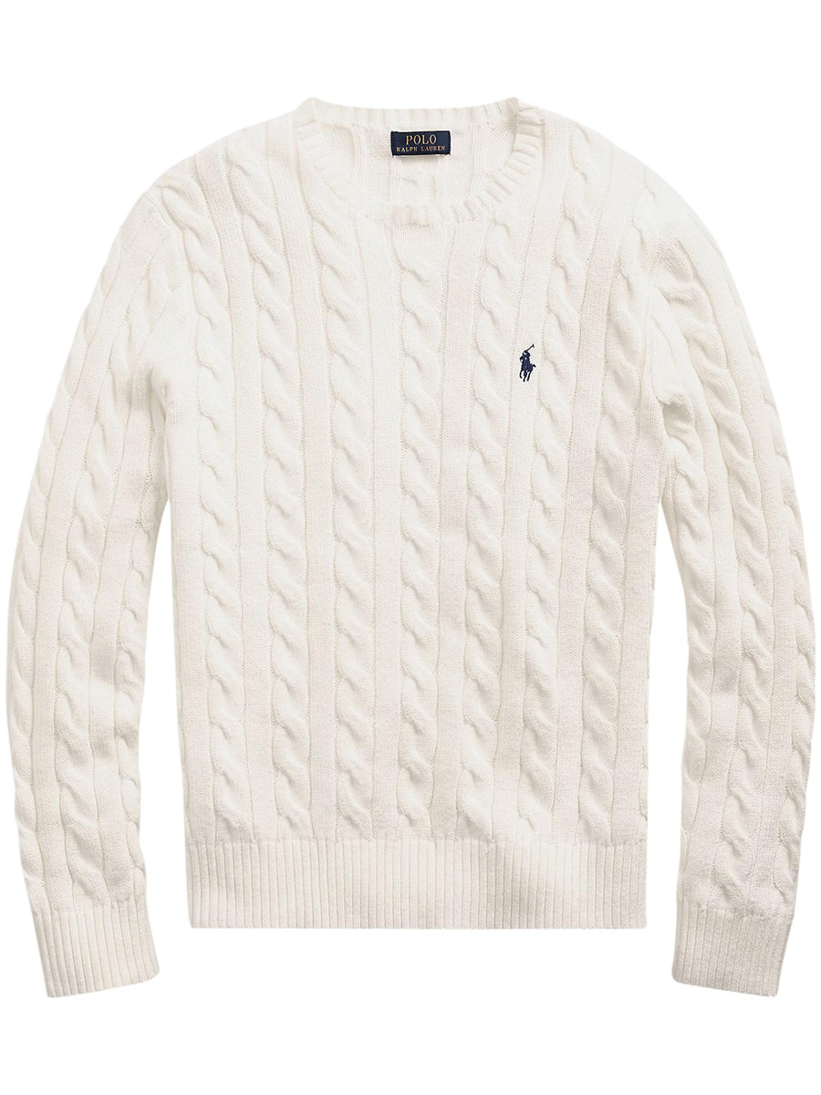 LSCABLECNPP-LONG SLEEVE-PULLOVER 710876762 010 POLO RALPH LAUREN 