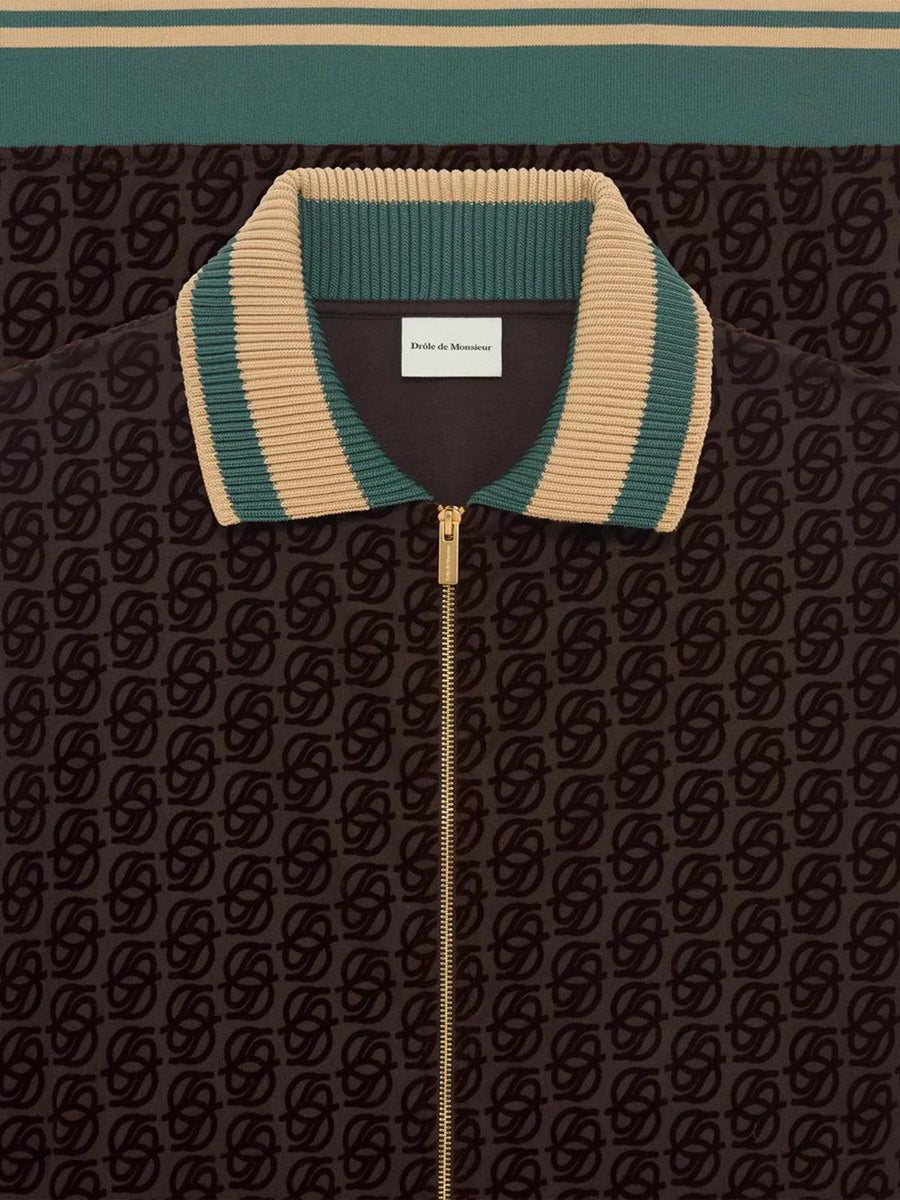 LE VEST SURVETEMENT MONOGRAMME ISJ008 PL159DBN DROLE DE MONSIEUR 