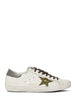 SUPER-STAR LEATHER UPPER AND TOE COCCO PRINT STAR LAMINATED HEEL GMF00101 F00751683112 GOLDEN GOOSE 
