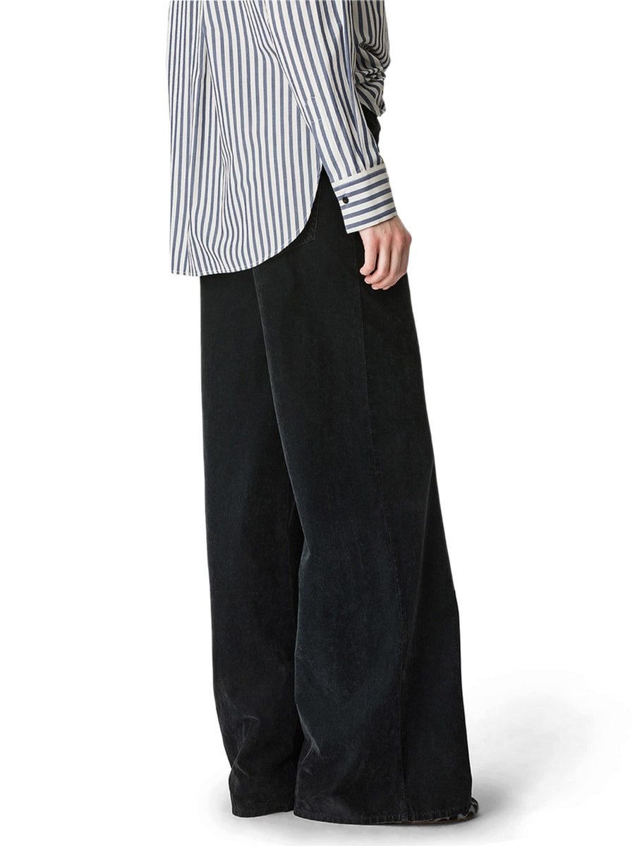 FLOCKED COTTON 5 POCKETS PANTS 14340 F48M5015 FORTE FORTE 