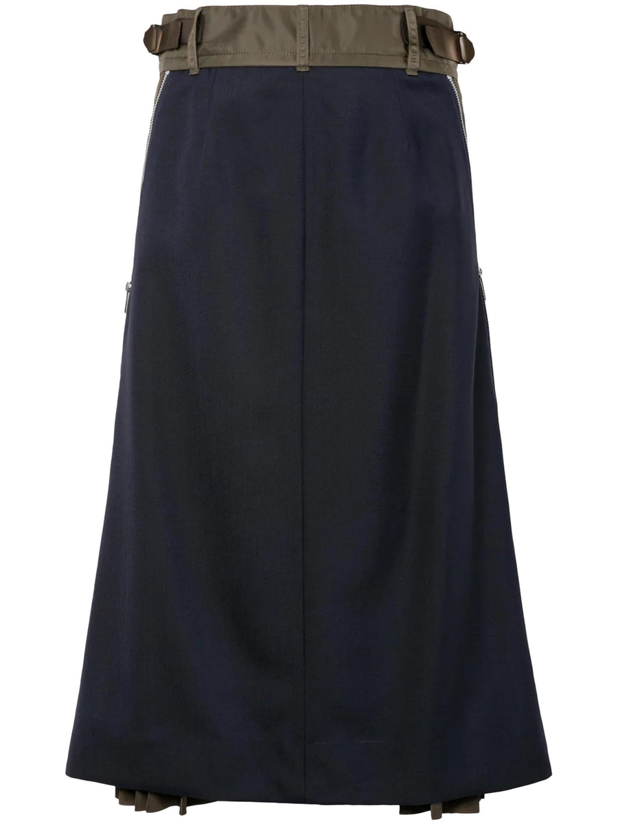 SUITING MIX SKIRT 2507949 233 SACAI 