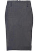REVERSIBLE LONGUETTE FCW25SK0301 DARK GREY FEDERICO CINA 