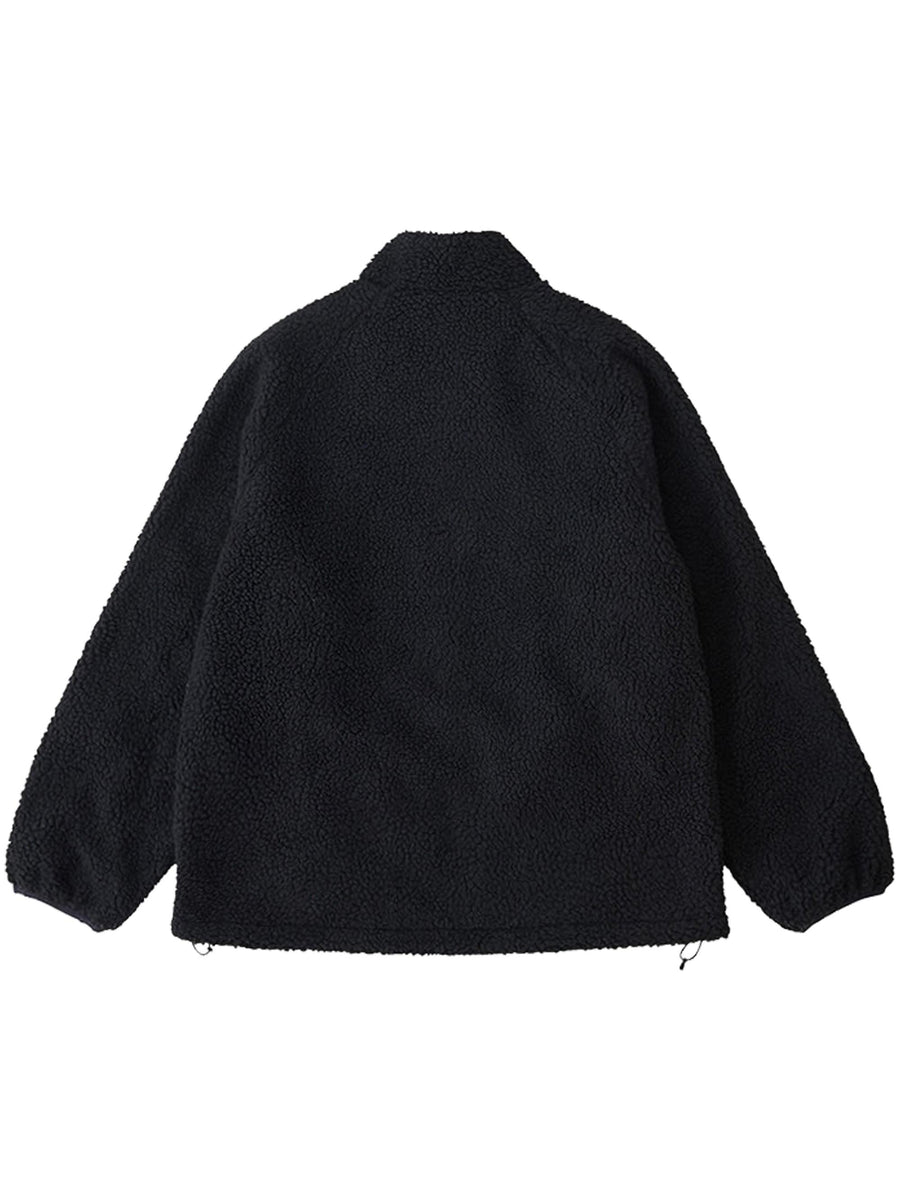 REVERSIBLE SHERPA JACKET G5FUJ014 CHARCOAL BLACK GRAMICCI 