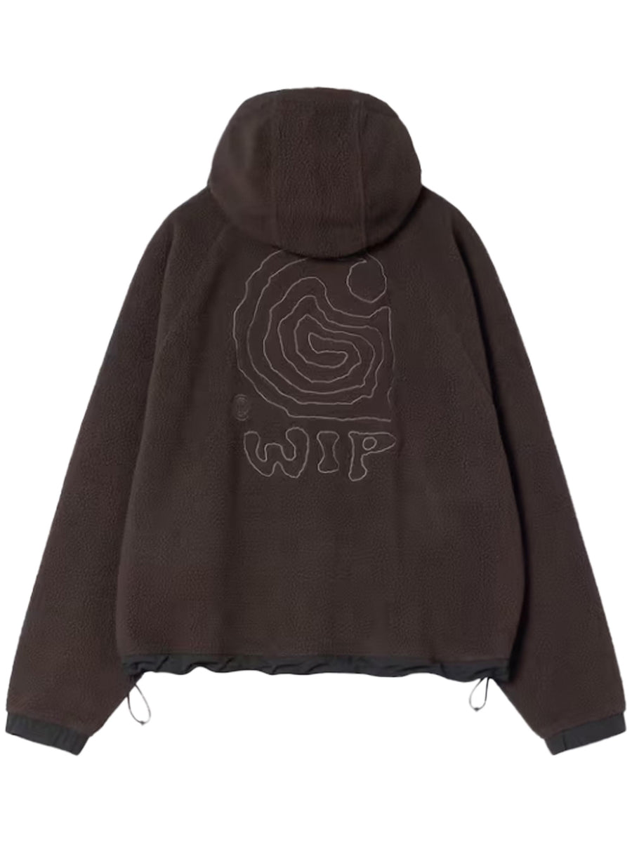 W' Hooded Helix Fleece Jacket Polyester Fleece I035461 3ANXX CARHARTT WIP 