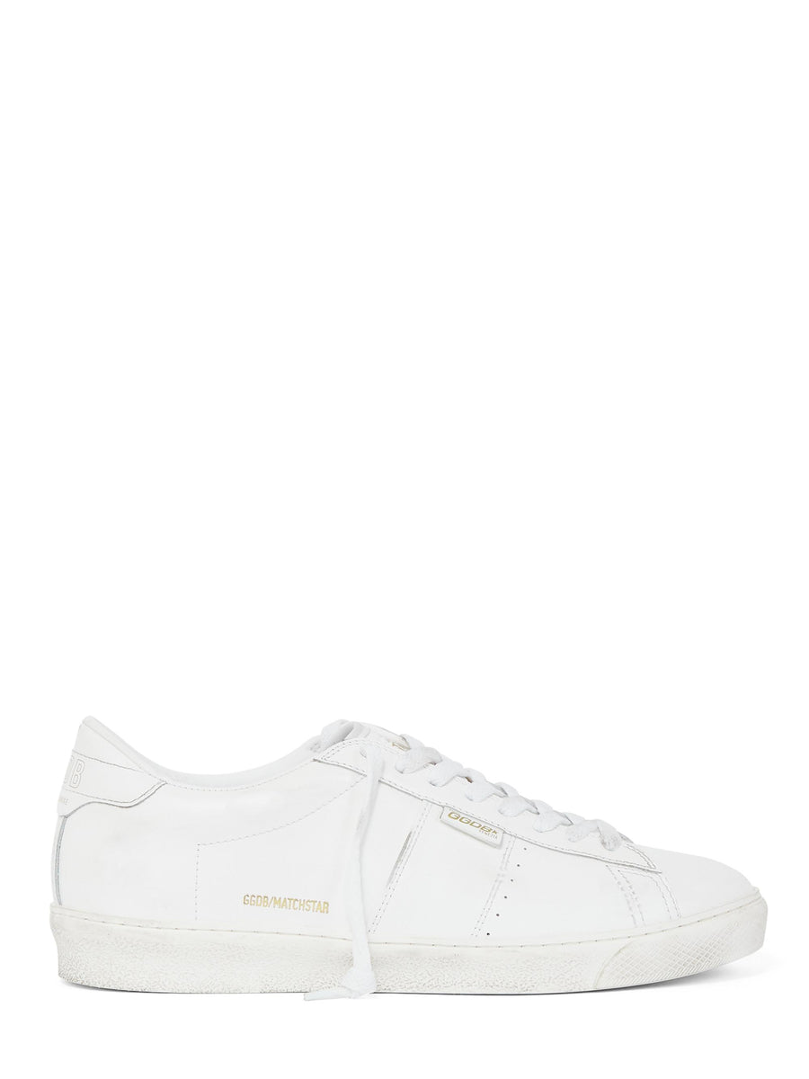 MATCHSTAR SHINY LEATHER UPPER AND HEEL GMF00796 F00636710100 GOLDEN GOOSE 