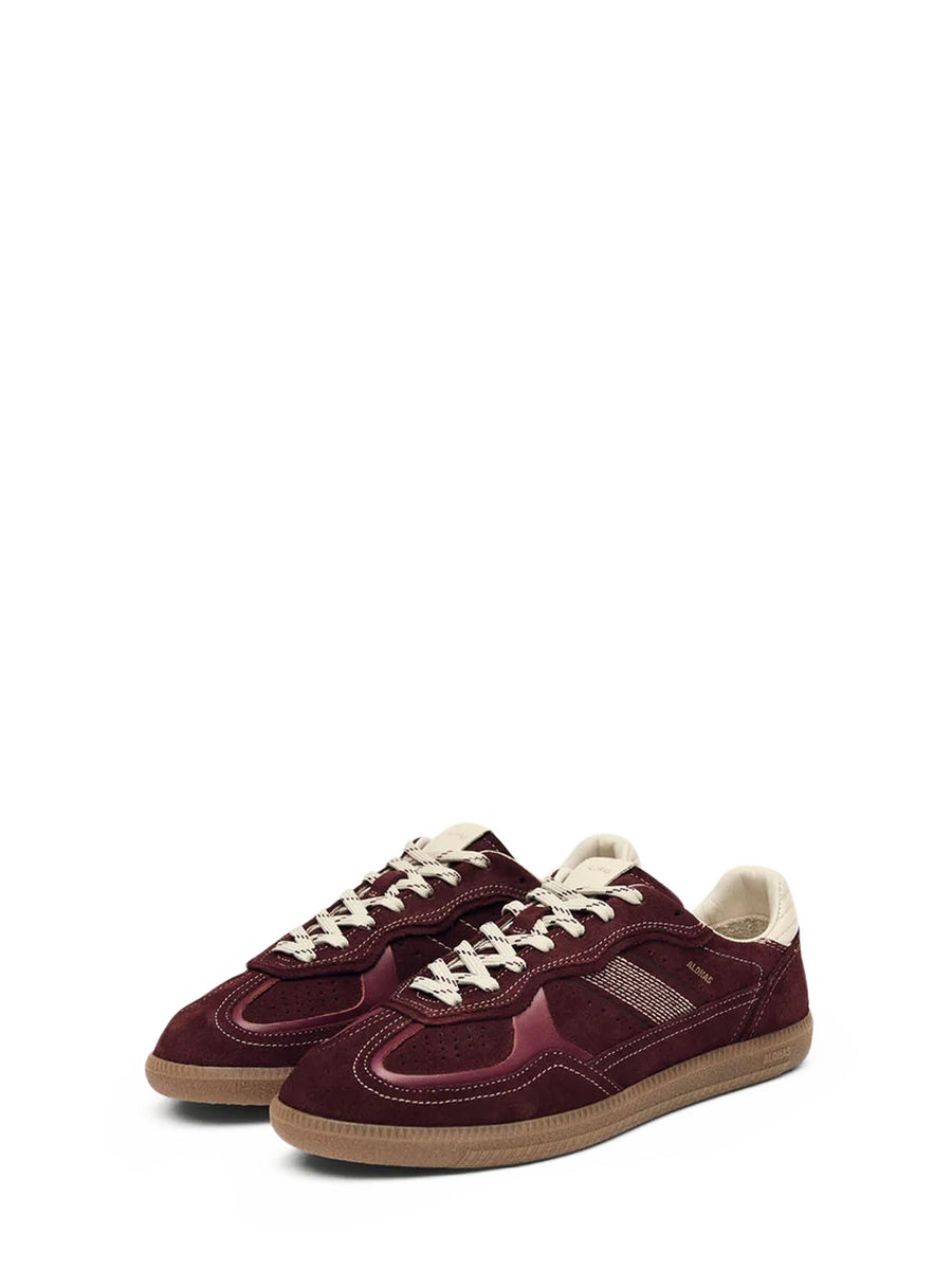 TB490 RIFE BURGUNDY CREAM LEATHER SNEAKERS S100471 34 ALOHAS 