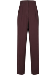 FLUID SLUBBED CANVAS CHIC HIGHWAIST PANTS 14331 F48M2504 FORTE FORTE 