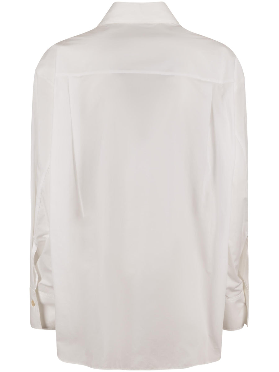 BCI COTTON POPLINE OVERSIZED MASCULINE SHIRT 14115 F48A0002 FORTE FORTE 