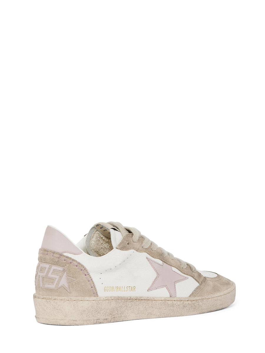 BALLSTAR NAPPA UPPER SUEDE TOE AND SPUR LEATHER STAR AND HEEL GWF00117 F00748011858 GOLDEN GOOSE 