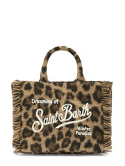 VANITY MINI FELT LEOPARD MIDI 18 EMB VAMI024 TEX000100223I MC2 SAINT BARTH 