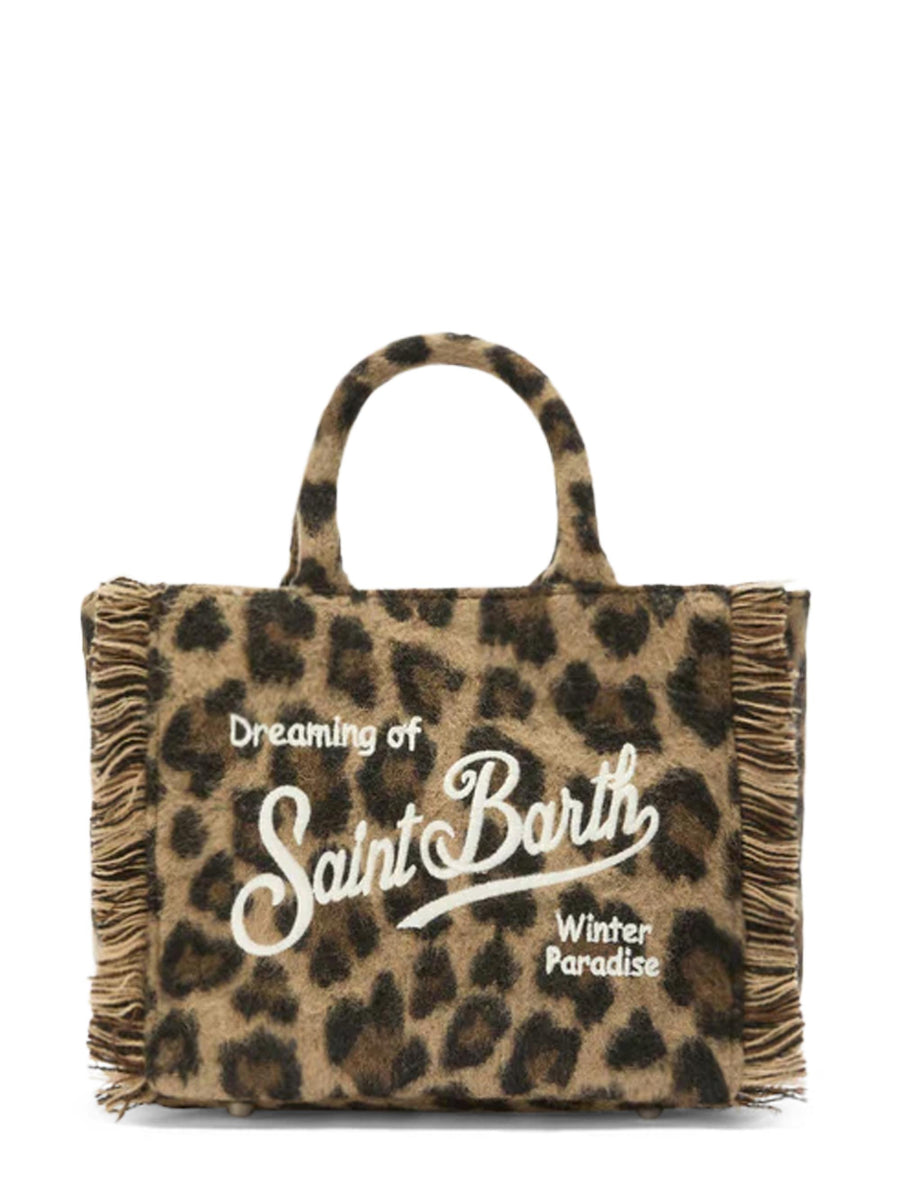 VANITY MINI FELT LEOPARD MIDI 18 EMB VAMI024 TEX000100223I MC2 SAINT BARTH 
