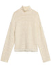 CROPPED CABLE TURTLENECK W34219CH CRE GUEST IN RESIDENCE 