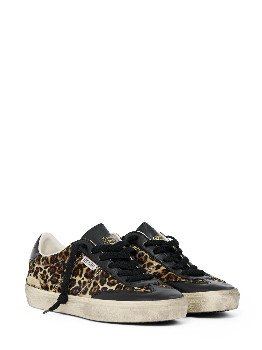 SOUL STAR LEOPRAD HORSIY UPPER LEATHER HF TONGUE NAPPA TOE AND HEEL GWF00464 F00505181472 GOLDEN GOOSE 