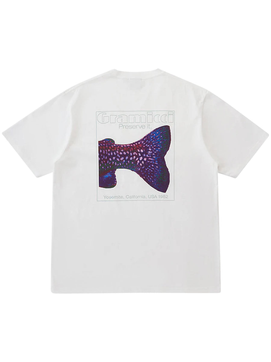 TROUTTAIL TEE G5FUT090 WHITE GRAMICCI 