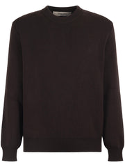 JOURNEY M'S KNIT REGULAR CREW NECK ORGANIC COTTON WITH LOGO GMP00841 P00211290111 GOLDEN GOOSE 