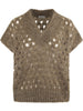 KNITTED	VEST MNA326502 COQ76 BRUNELLO CUCINELLI 
