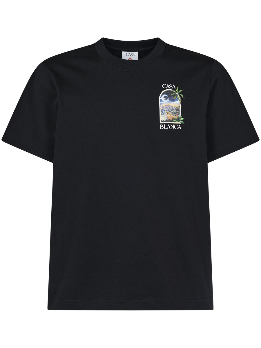 LA Night Printed T-Shirt MS25-JTS-001-11  CASABLANCA 