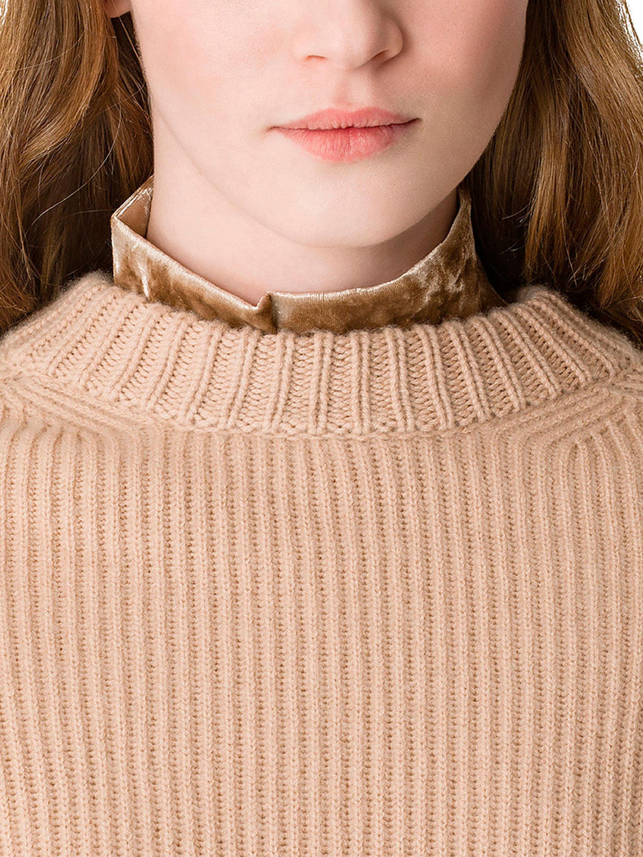 SWEATER WOOL ENGLISH RIB ROUNDNECK SWEATER 14146 F48A3030 FORTE FORTE 