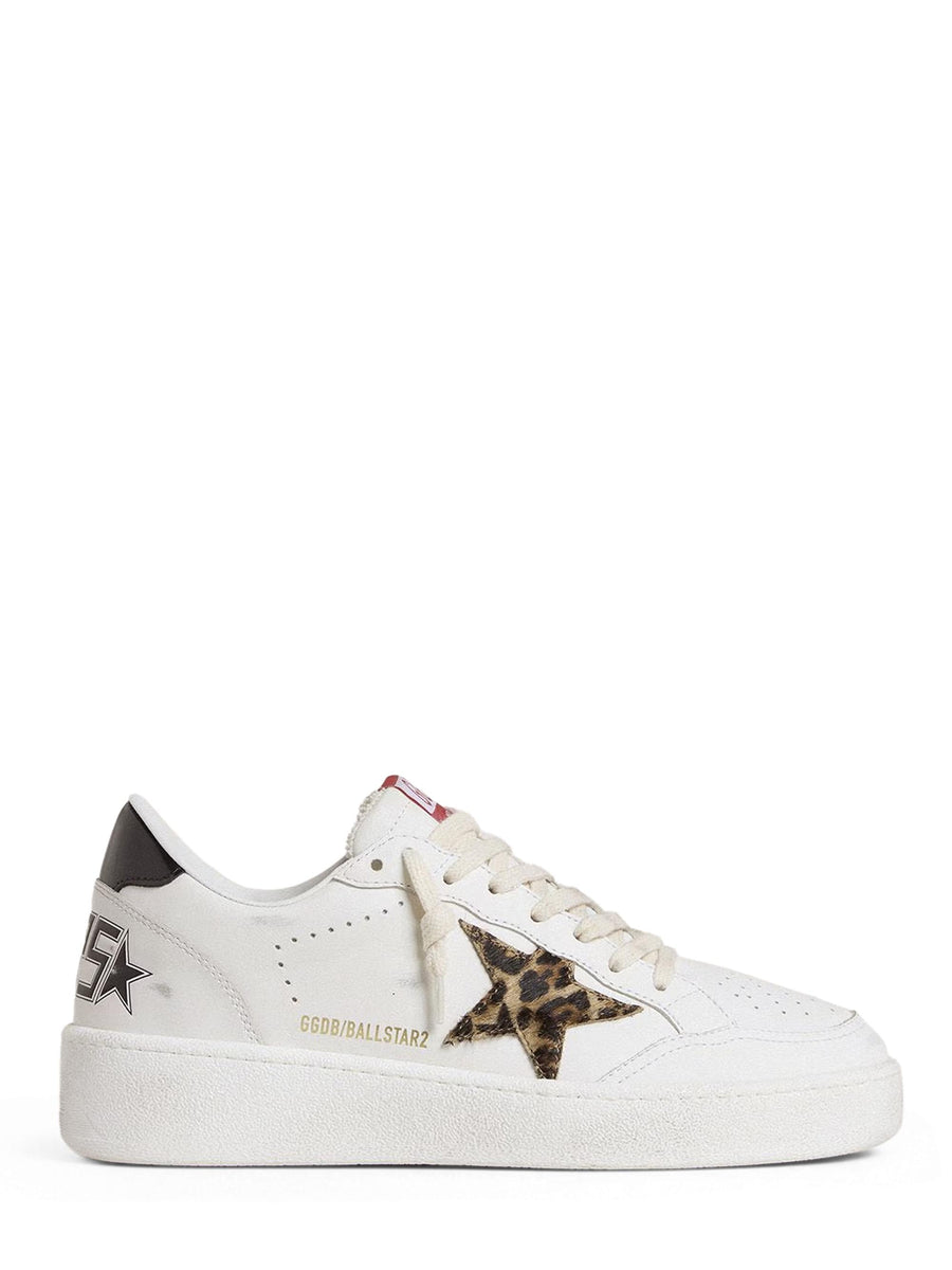 BALL STAR LEATHER UPPER TOE HEEL AND SPUR HORSY STAR GWF00804 F00732310889 GOLDEN GOOSE 