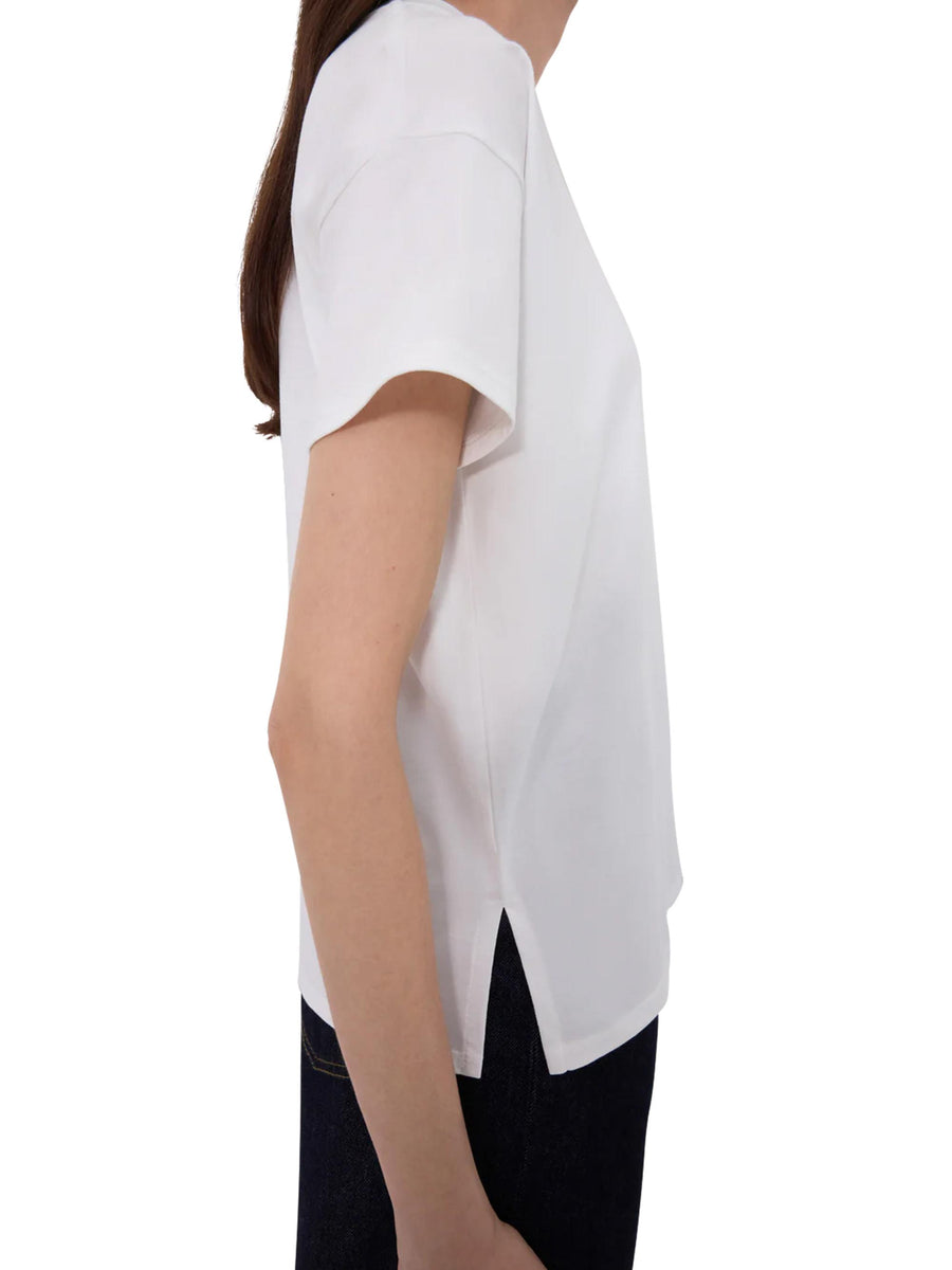 BASILUZZO LDS T-SHIRT BASILUZZO LDS WHITE LOULOU STUDIO 