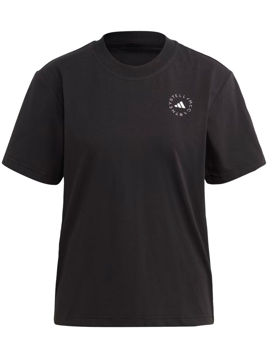 REGL T-SHIRT HR9170 BLACK ADIDAS BY STELLA MCCARTNEY 