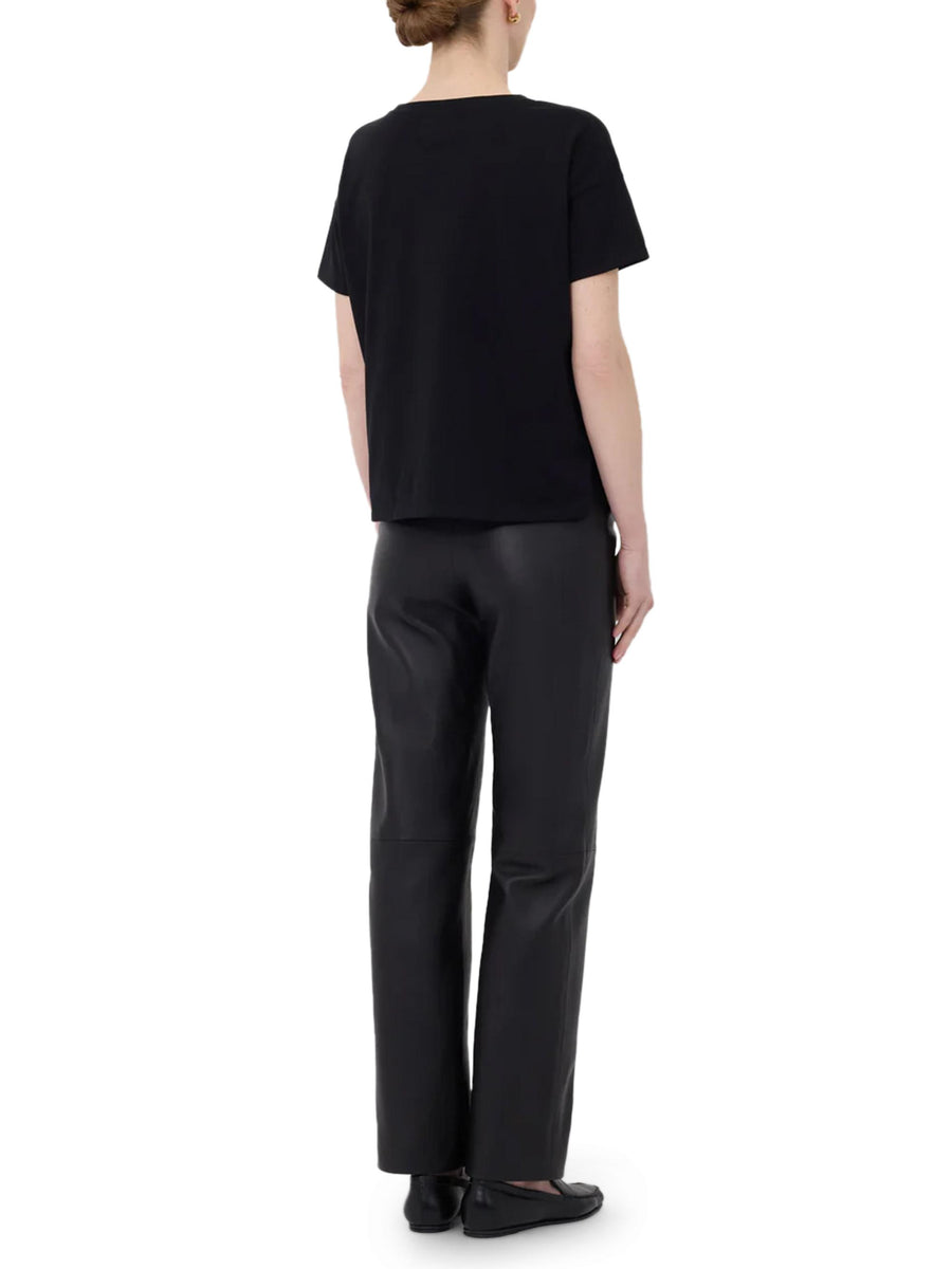 BASILUZZO LDS T-SHIRT BASILUZZO LDS BLACK LOULOU STUDIO 