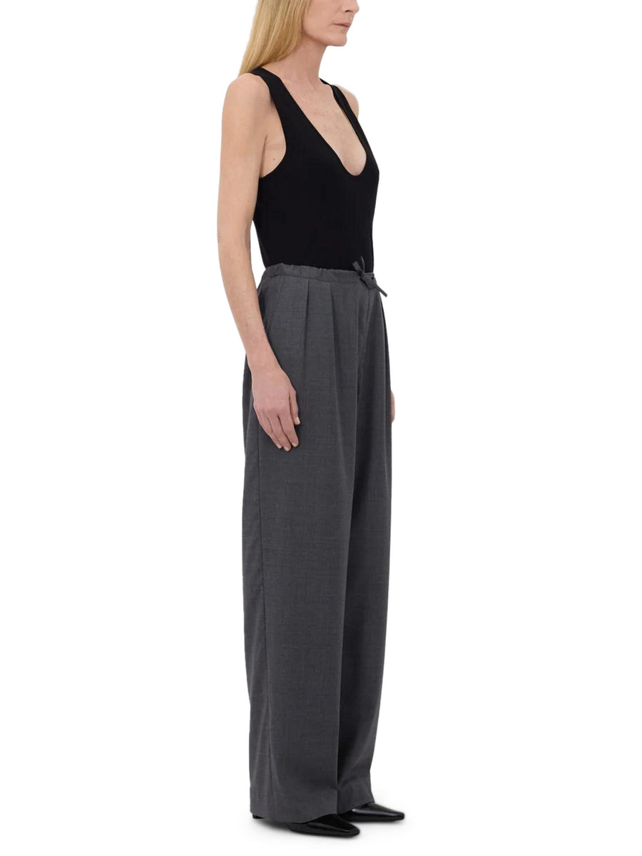 COVE LDS WIDE PANTS COVE LDS ANTHRACITE MELANGE LOULOU STUDIO 