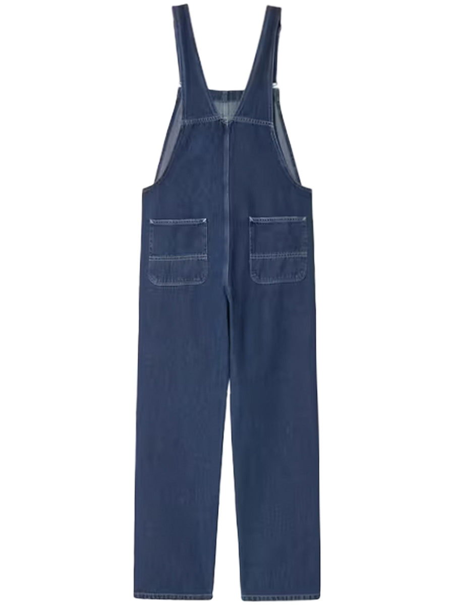 W' Bib Overall Straight 100% Cotton 'Maverick' Denim I031250 106 CARHARTT WIP 