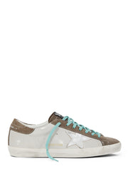 SUPER-STAR LEATHER UPPER SUEDE TOE TONGUE AND HEEL LAMINATED STAR GMF00101 F00748910502 GOLDEN GOOSE 