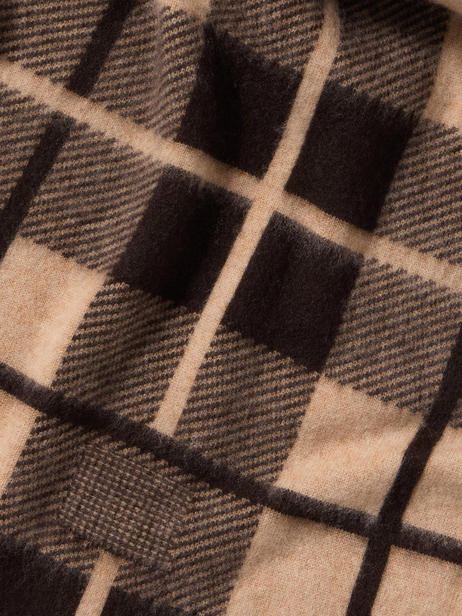 THE PLAID BIG SCARF A25319AL BRCDUN GUEST IN RESIDENCE 