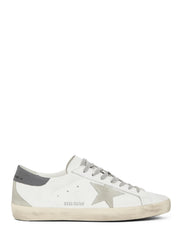 SUPER STAR LEATHER UPPER AND HEEL SUEDE STAR AND SPUR GMF00102 F00611311915 GOLDEN GOOSE 