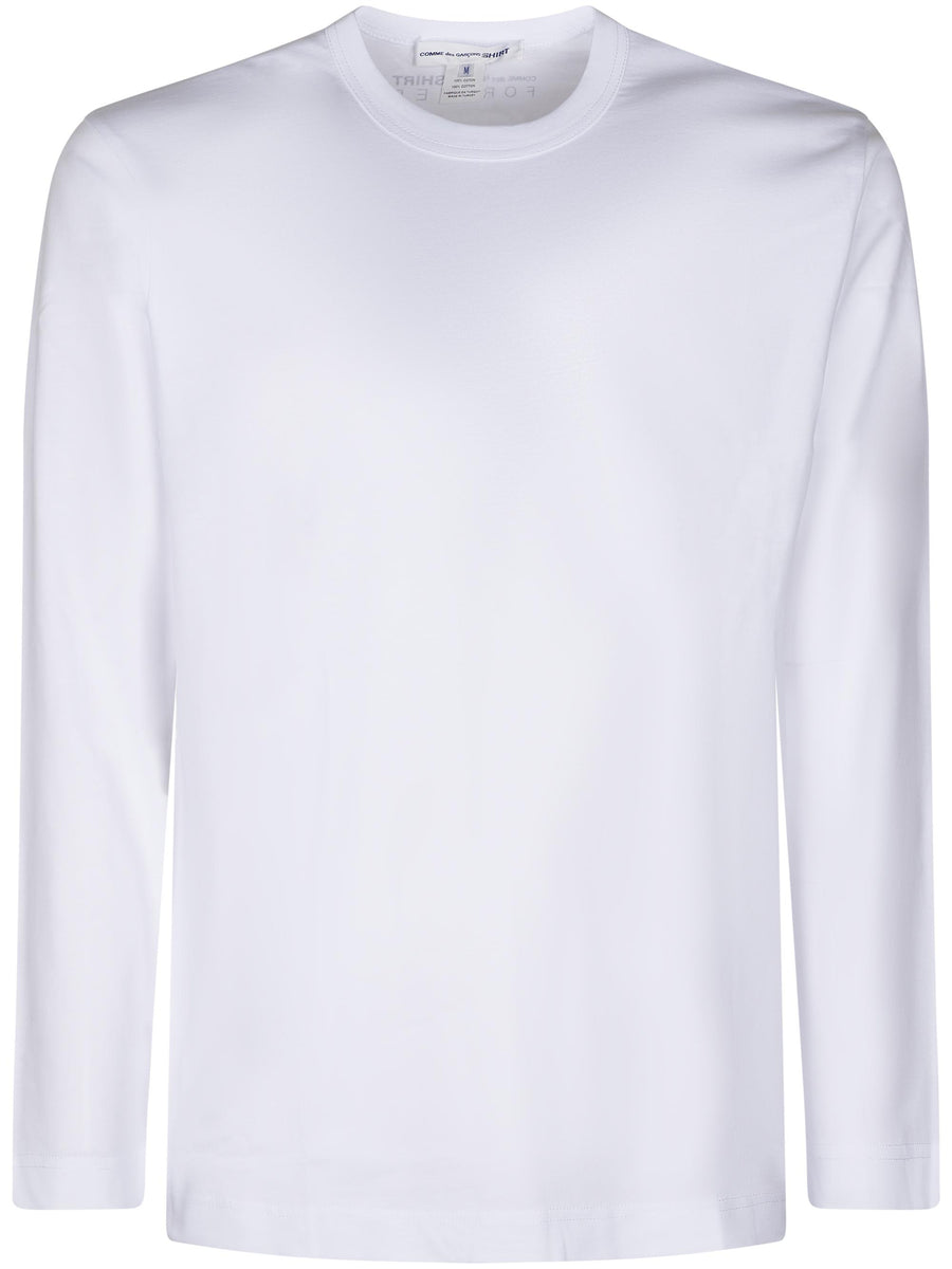  FZT0030514 WHITE COMME DES GARCONS SHIRT 
