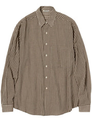  A25SS01GC BROWN GINGHAM CHECK AURALEE 