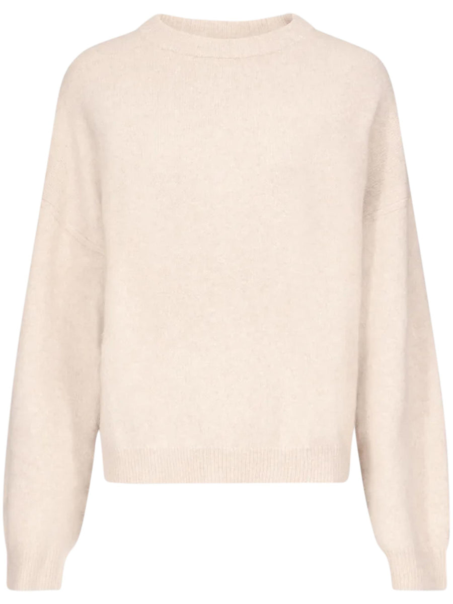 TRISTAN LOOSE FIT SWEATER TRISTAN STONE MELANGE LOULOU STUDIO 