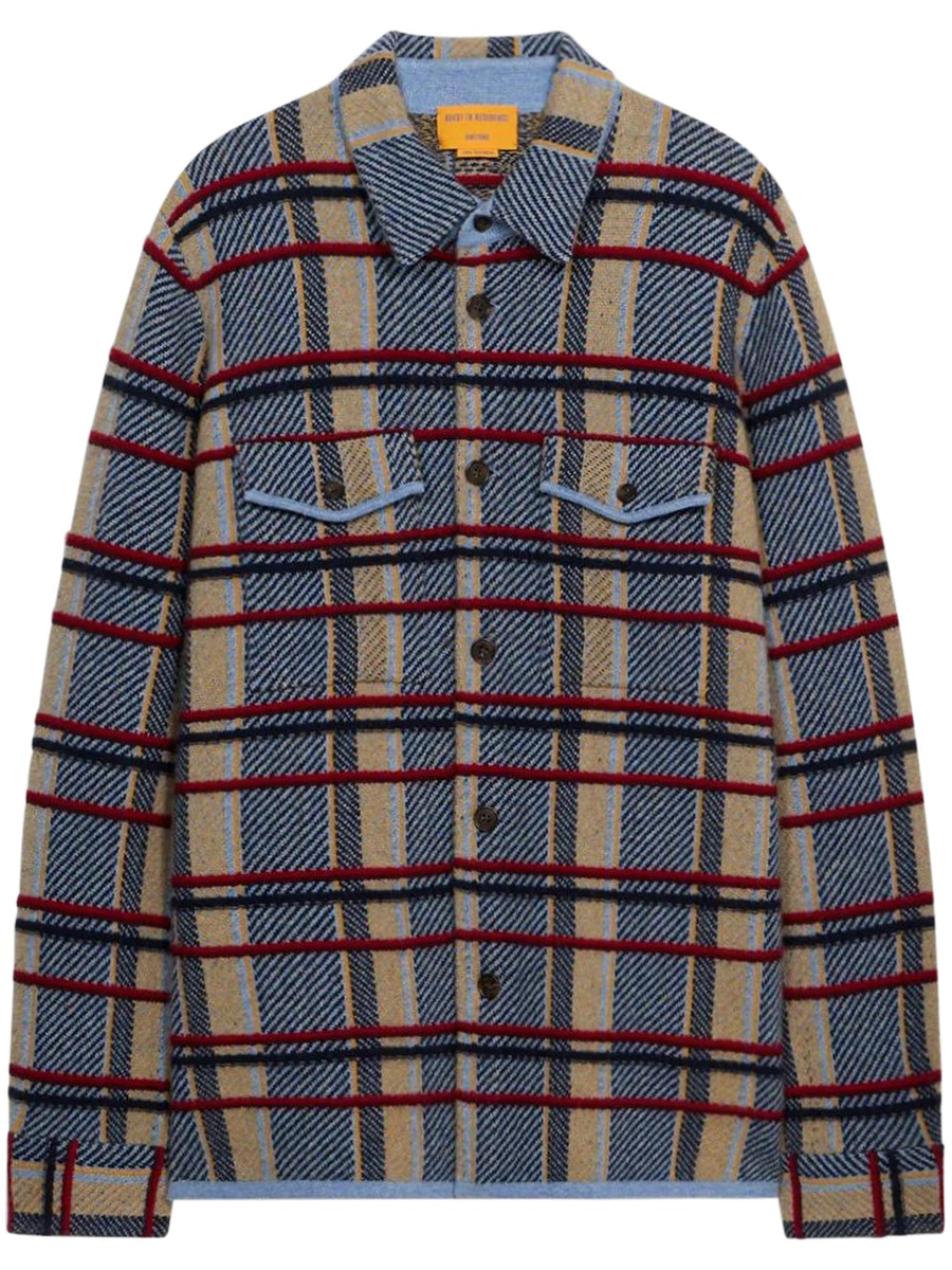 PLAID WORK SHIRT U20210JM HRBCO GUEST IN RESIDENCE 