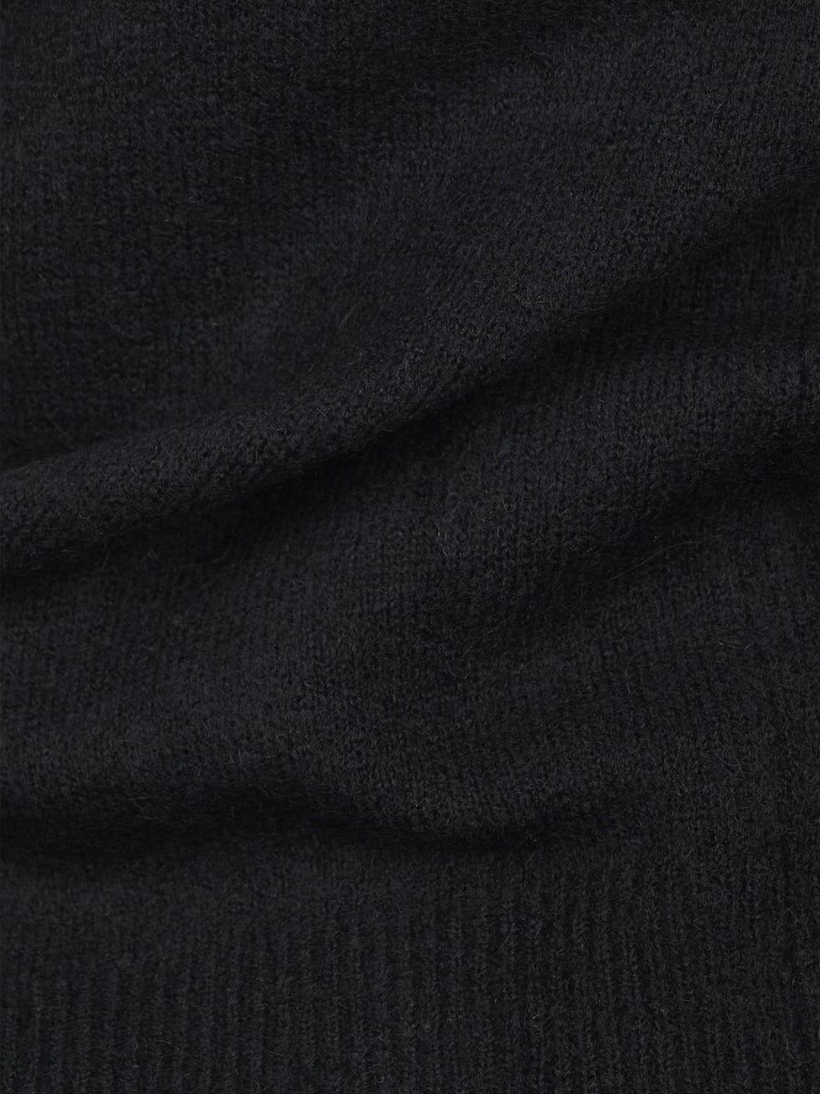 ANISE ALPACA 00 BLACK ASE0001 TEX000100037I MC2 SAINT BARTH 
