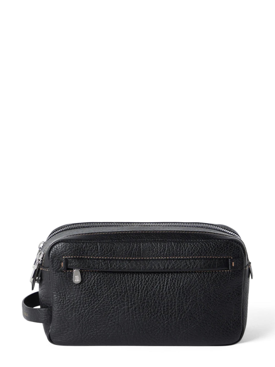LEATHER	BEAUTY	CASE MWZIBU334 C101 BRUNELLO CUCINELLI 