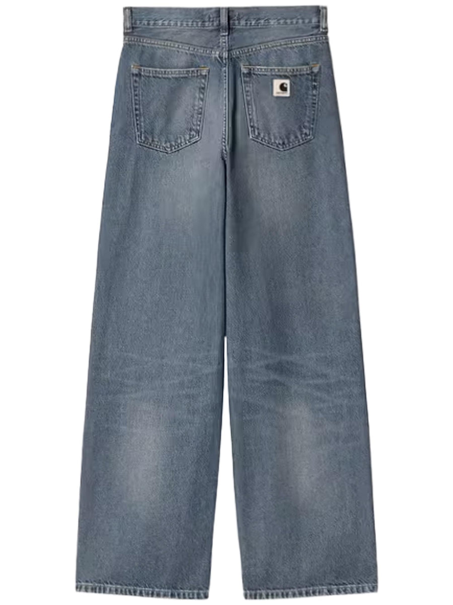 W' Jane Pant 100% Organic Cotton 'Fairfield' Denim I030497 014L CARHARTT WIP 