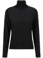 GOLDEN W'S REGULAR KNIT TURTLE NECK LIGHT WOOL MERINO GWP00953 P00066590100 GOLDEN GOOSE 