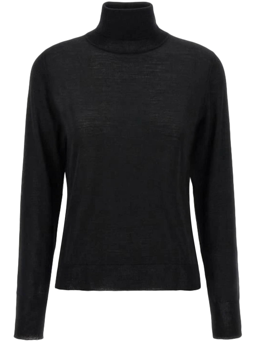 GOLDEN W'S REGULAR KNIT TURTLE NECK LIGHT WOOL MERINO GWP00953 P00066590100 GOLDEN GOOSE 