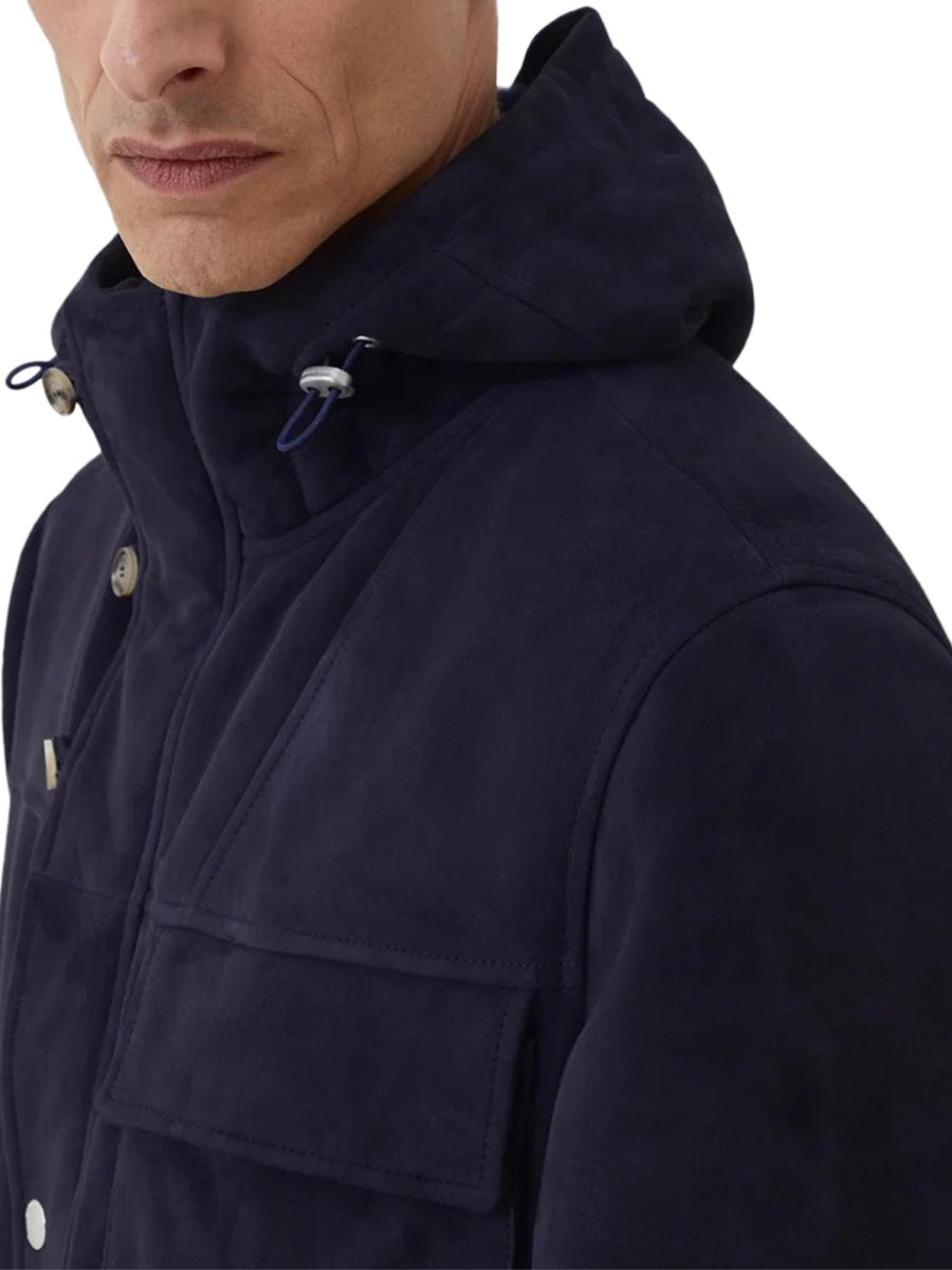 PADDED	LEATHER	JACKET MPCLF2046 C4254 BRUNELLO CUCINELLI 