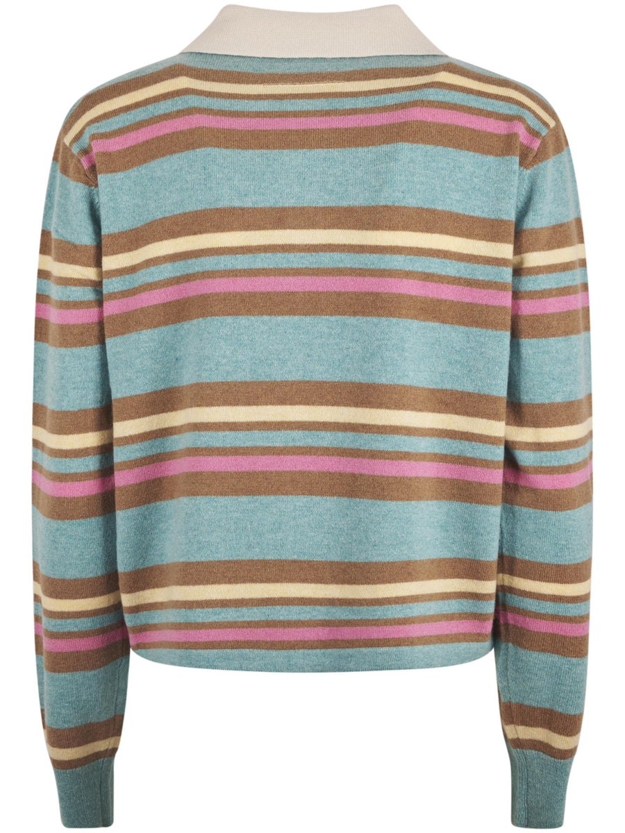 CROPPED STRIPE RUGBY W33010JL GLCRCO GUEST IN RESIDENCE 